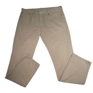 Levi's 511 Mens 100% Cotton Denim Jeans 38Wx32L Khaki High Rise Straight